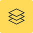 Three stacked parallelogram shapes outlined in black on a yellow background. - Kipaji Lab