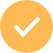 A solid orange circle with a white check mark in the center. - Kipaji Lab